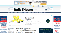 Desktop Screenshot of dailytribune.com
