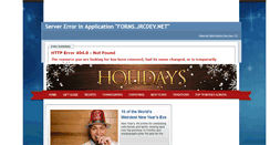 Desktop Screenshot of holidays.dailytribune.com